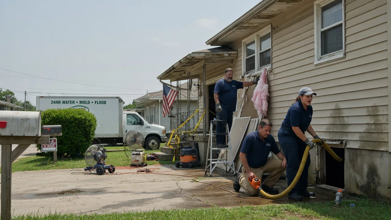 Water Damage Repair in New Edinburg, AR near me